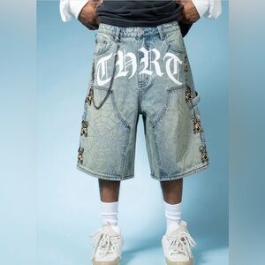 New Men's Thrt Denim The Spider Jort - size 44